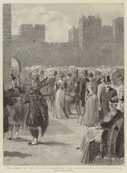 Die Volljährigkeit von Lord Warkworth, die Gartenparty im Alnwick Castle